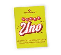 LECTOUNO - Mayúscula | Cuaderno de Conciencia Fonológica para Primero de Primaria | 6 Años | Descodificación y Fluidez Lectora