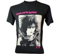 Lectro Siouxsie and The Banshees - Camiseta punk rock para hombre, color gris oscuro, NWT XS, Negro, XXL