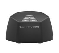 LectroFan Evo - Máquina de Ruido Blanco con 22 Sonidos Únicos de Ventiladores y Ruido Blanco y Temporizador de Sueño - Adaptadores Europa y EE.UU (Negro)