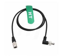 Lectrosonics - Cable receptor de alimentación Hirose de 4 pines a ángulo recto con bloqueo de CC de 2,1 mm para monitor de cámara Sony de 80 cm