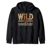 Lectura Camiseta Bookworm Reader Niños Biblioteca Escuela Sudadera con Capucha