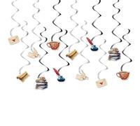 Lectura Club de Libros Decoraciones para Fiestas Amantes de los Libros decoración Colgante Libro Banner Guirnalda