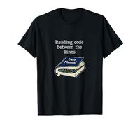 Lectura de código Entre líneas Programador Humor Camiseta