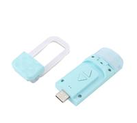 Lectura de luz recargable Luz de libro Clip en la lámpara de marcador LED 3 Colors 5 Rólee el ángulo flexible portátil del ojo ajustable para leer en los amantes del libro de la