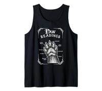 Lectura de Patas Gato Quiromancia Vintage Esotérico Camiseta sin Mangas