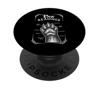 Lectura de Patas Gato Quiromancia Vintage Esotérico PopSockets PopGrip Adhesivo