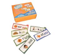 Lectura de Tarjetas Flash: Juego Educativo de Aprendizaje de Vocabulario, Tarjetas Flash de fonética | Libros con rimas para jardín de Infantes, Preescolar, Aula, educación en casa, Libros de Lectura