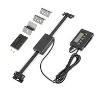 Lectura digital, calibrador de escala lineal LCD remoto DRO de 0-200 mm, regla de aluminio de alta precisión, medida para molino/torno lineal magnético