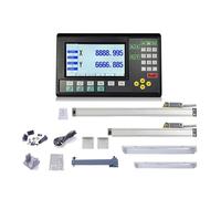 Lectura digital de 2 ejes/SET DRO LCD de 3 ejes y regla de rejilla de codificador de escala de vidrio lineal(GCS909-2 LCD DRO SET)