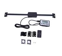 Lectura digital,Kit de lectura de pinza digital, 0-300mm DRO LCD remoto calibrador de escala lineal,pinza de aluminio alta precisión, medida para molino/torno lineal magnético