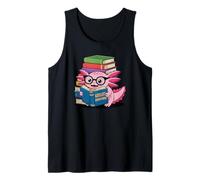 Lectura Divertida para Amantes de los Libros de Axolotl Adventures Camiseta sin Mangas