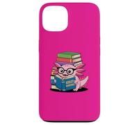 Lectura Divertida para Amantes de los Libros de Axolotl Adventures Carcasa para iPhone 13