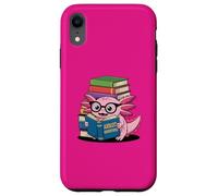 Lectura Divertida para Amantes de los Libros de Axolotl Adventures Carcasa para iPhone XR