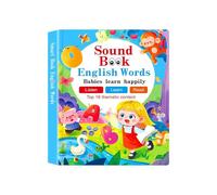 Lectura para niños pequeños - Libro de Sonido para reproducción sensorial | Tablero Grueso con función de característica de señal de música, diseño Atractivo, niños, Aprendizaje, desarro