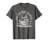 Lectura Vintage SOLO UN LIBRO MÁS Esqueleto Leo Idioma Camiseta