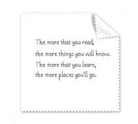 Lectura Will Bring You conocimientos gafas paño de limpieza paño limpiador de regalo teléfono Protector de 5 unidades