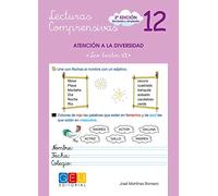 Lecturas comprensivas 12 / Editorial GEU / 3º Primaria / Mejora la comprensión lectora / Recomendado como apoyo / Actividades sencillas (SIN COLECCION)