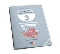 Lecturas comprensivas 3. Comprensión lectora. Cuaderno de refuerzo escolar. Educación Infantil. Leo Silabas Inversas Ejercicios de comprensión lectora. Letra mayúscula. Editorial GEU