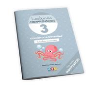 Comprensión lectora. Lecturas comprensivas 3. Cuaderno de refuerzo escolar. Infantil. Ejercicios de comprensión lectora. Leo Silabas Inversas. Pauta Montessori. Editorial GEU