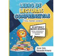 Lecturas comprensivas 5º y 6º Primaria | Tercer Ciclo |: Cuaderno de comprensión lectora con actividades competenciales de Matemáticas, Lengua, Ciencias y Valores.