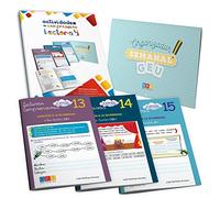LECTURAS COMPRENSIVAS GEU | Comprension Lectora 4 Primaria | Pack De Cuadernos De Lecturas Comprensivas 13 14 y 15. Con Organizador - Editorial GEU