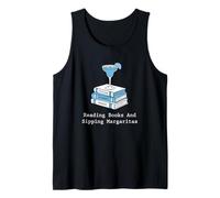 Lecturas de ficción para Amantes de los Libros & Margaritas Camiseta sin Mangas
