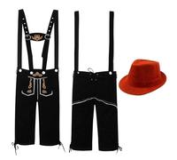 Lecturas en La Historia Medieval Étnico Masculino Tradicional Oktoberfest Trajes Peto Mono Sombrero De Dos Piezas Cosplay Disfraces Sexy Para Mujeres (Naranja, M)