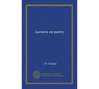 Lectures on poetry