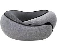 Lecxin - Almohada de Viaje, cojín Cervical Comfy con diseño de avión, para Adultos, cojín Cervical para Coche, cojín de Viaje de Espuma viscoelástica (Gris, 1 Pieza)