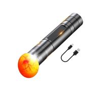 LED 3 Niveles Linterna - Ovoscopia Huevos | Probador Ergonómico Recargable Lámpara Inspección Para Aves Puesta Granjas Exterior Interior Invierno Incubación Pollitos