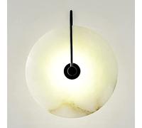 LED 3000K Luces novedosas Apliques de mármol vintage, Pantalla de mármol única Lámpara de varita de piedra LED Blanco cálido, Dormitorio Sala de estar Porche Hotel Loft Decoración Iluminación It's so