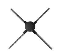 LED 3D WiFi Proyector Holográfico Holograma Publicidad Pantalla Ventilador Lámpara