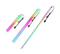 LED Accesorios decorativos tarjeta madre RGB LED Strip Mystic Light Sync / Rgb Fusion 2.0 (5v 3 pin direccionable LED encabezados) Exterior / interior ( Color : IP65 Waterproof , Talla : 2x1m 60LEDs )