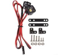 LED Ajustable Plástico Negro para SCX10 90046 LED Ajustable(A) | Chip LED 5050 ultra , iluminación , plástico negro, para fácil instalación