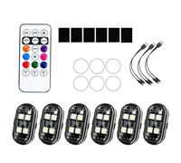 LED ambiental de advertencia inalámbrica: indicadores estroboscópicos, luces de seguridad multicolores, señales ajustables remotas, dispositivo de prevención de colisiones, de alerta de vehícu