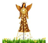 LED Angel Blessing Statue Solar Lights Outdoor Decorative Waterproof | Outdoor Decorative Solar Lights for Patio, , Balcony, Garden, Porch Flower Bed, Lawn, Pathway
