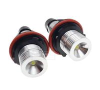 Led Angel Eyes,Anillos Halo LED para Faros 2 bombillas LED de posición tipo Ojo de Ángel Uso apto para coche, sin errores, 2 x 5 W, Uso apto para BMW E39, E53, E60, E61, E63, E64, E65, E66, E87, 525i,
