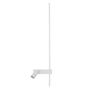 LED Aplique Blanco Salón Aluminio GU10 H:80CM Bombilla Wandleuchte Oficina