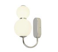 LED Aplique Cristal Metal H:28CM Cromo Blanco 3000K 1062Lm Moderno