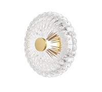 LED Aplique Cristal Metal Oro dormitorio Oficina Ø35 CM 3000K Wandleuchte Ronda