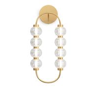 Maytoni Amulet lámpara de pared 1x16 W transparente-oro MOD555WL-L11G3K