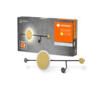 LED Aplique Luz Ganchos Decoración Perchero Gris 77cm 12W 1300lm Blanco Cálido