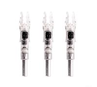 LED Arrow Nocks 6.2mm Hard Plastic Shell | Auto-illumination on release, red LED, fits 6.2mm shafts, ideal for night tracking, high visibility(colourful)