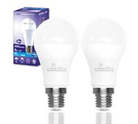 LED ATOMANT 2x Bombilla LED E27 9W Color Luz Fria 850lm Sensor Crepuscular
