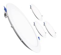 LED ATOMANT 4x Downlight LED Empotrable Corte 280mm 24W CCT 3000-6500K | Con Selector de color CCT, 2300 Lumenes, Driver incluido