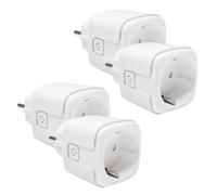 LED ATOMANT 4x Enchufe Zigbee 16A Programable Medidor Consumo