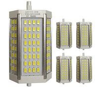 LED ATOMANT 5x Bombilla LED R7S 118mm 30W Regulable Color Luz Fria 3000lm | Color Blanco Frio 6500K, Sin ventilador