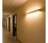 LED ATOMANT Aplique de Pared LED Blanco 83CM 14W Color Luz Calida