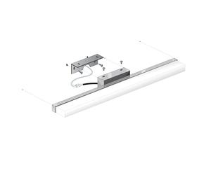 LED ATOMANT Aplique LED Cromado para Baño 10W 40 cm. Color Blanco Frio 6500K (40cm). 1000 Lumenes. Luz para Espejo.