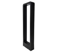 LED ATOMANT Balizas Exterior Jardin 7W, color blanco frio 6500K, IP67 Impermeable, 750LM Poste de iluminacion LED negro antracita de metal para Caminos